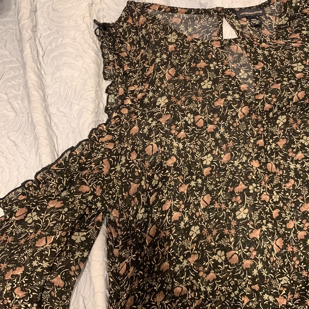 Sheer Floral blouse